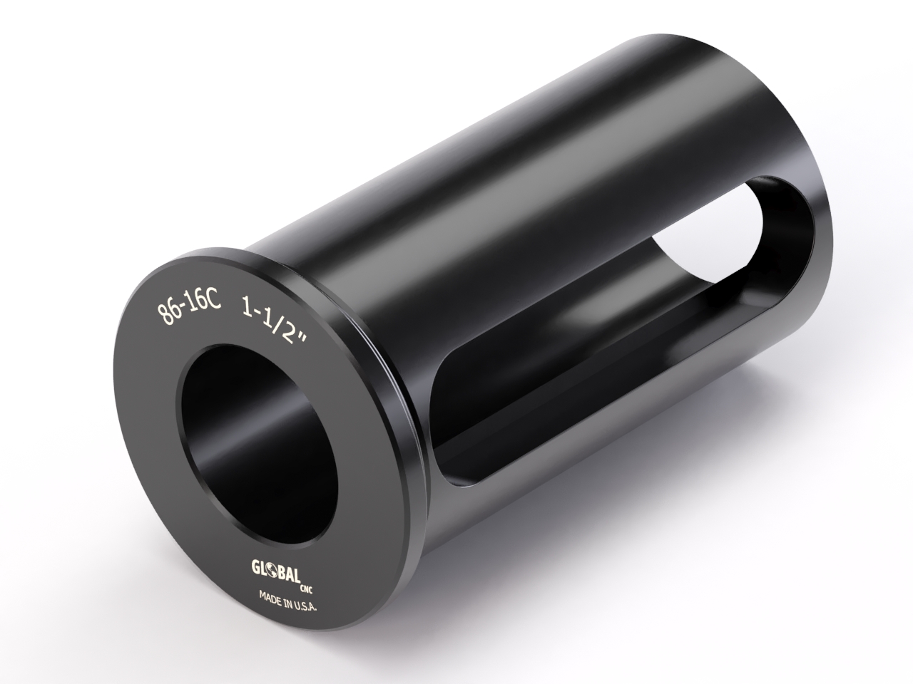 Picture of CNC 86-16C 2" Global CNC Bushing Type C Outside Dia 2-1/2" Inside Dia 2" Length Under Head 4-1/2